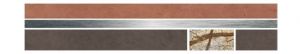 Cersanit - Pasadena - Pasadena Brown Listwa Metal 33,3x6,2